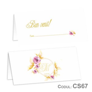 Place Card nunta CS67